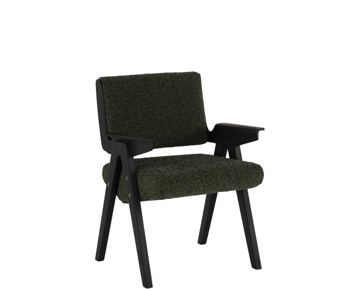Fabric Upholstered Armchair - High-Density Sponge, Comfortable & Stylish