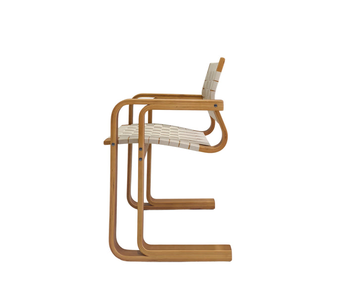 Turmeric & Cream Vintage Chair - Elegant Lines, Ergonomic Design
