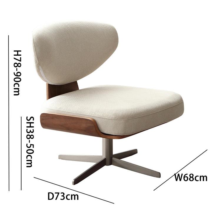Height Adjustable  Office Chair: Adjustable height (Seat: 38-50cm, Total: 78-90cm, Seat width: 68cm)