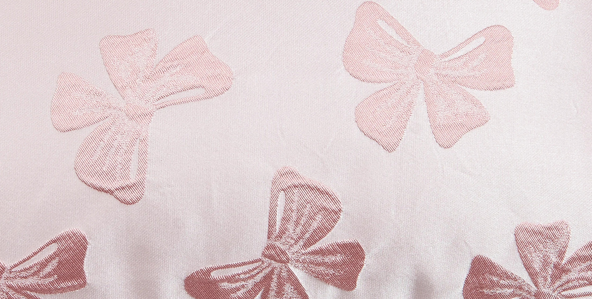 Rectangular Decorative Pillow with Dutch Velvet Jacquard & Bowknot