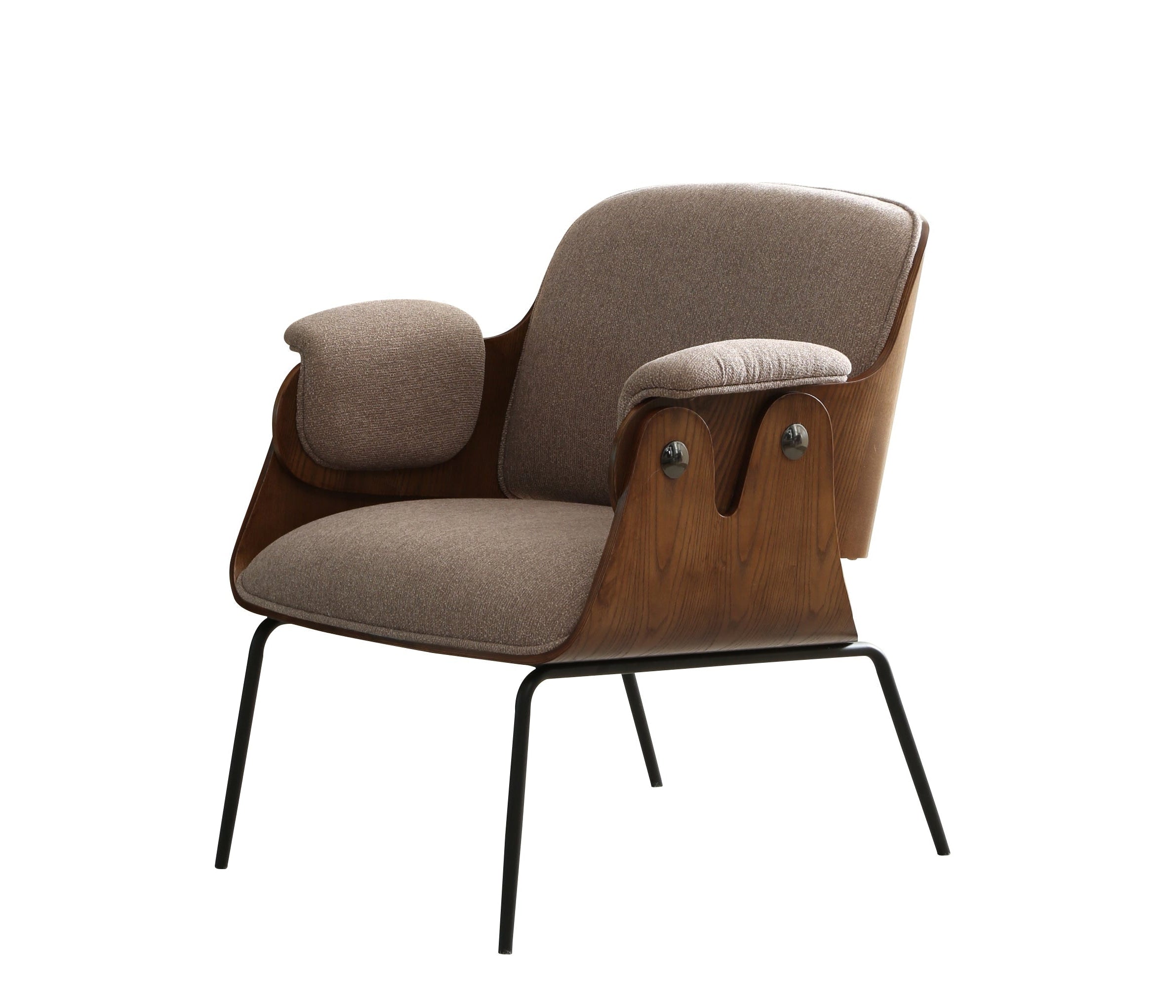 Lotus Root Gray Lounge Chair