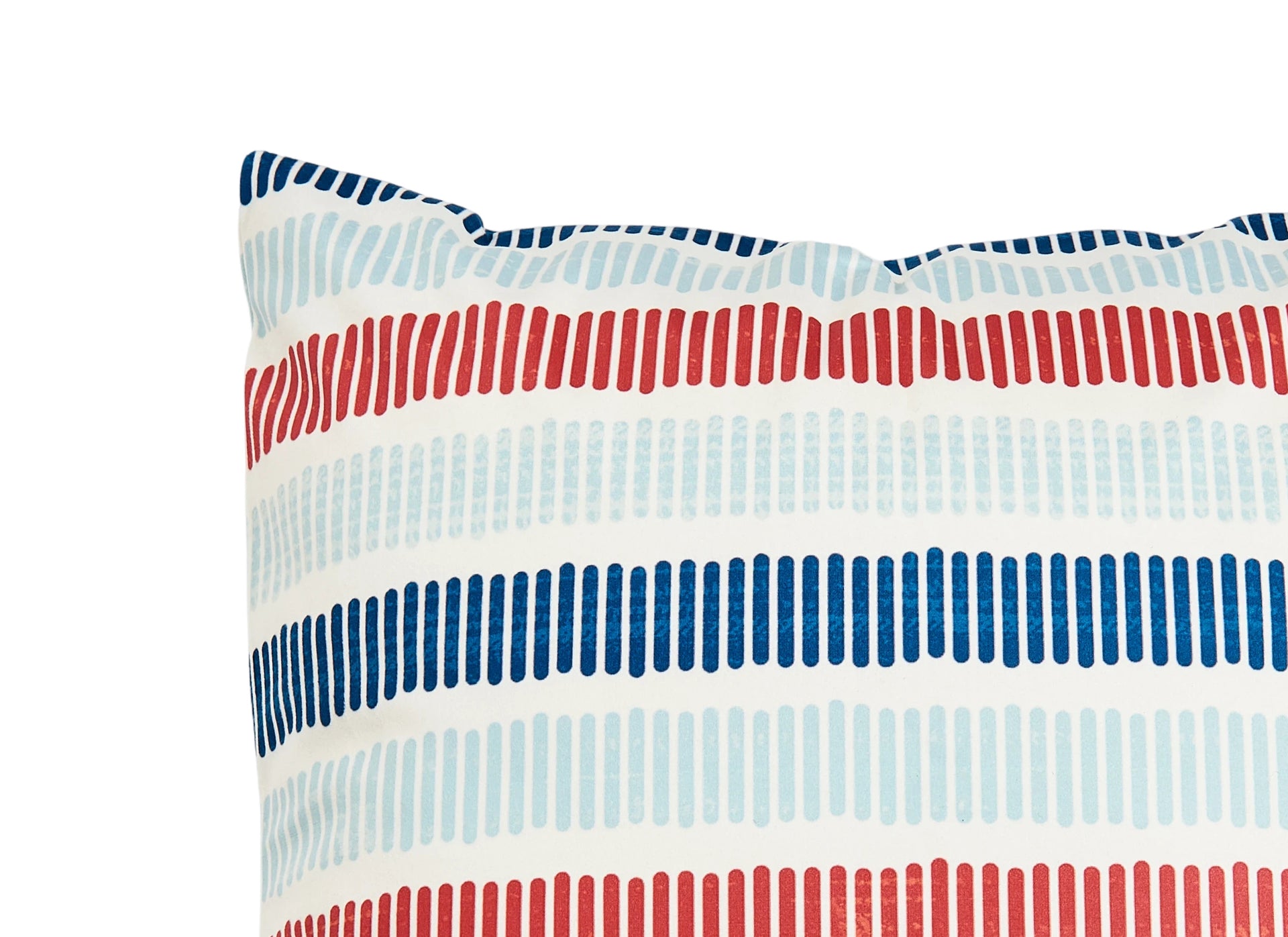 Fabric Square Decorative Pillow with Retro Puzzle & Multi-Color Design