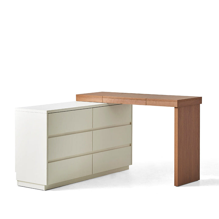  Modern dressing table, L-shape placement

