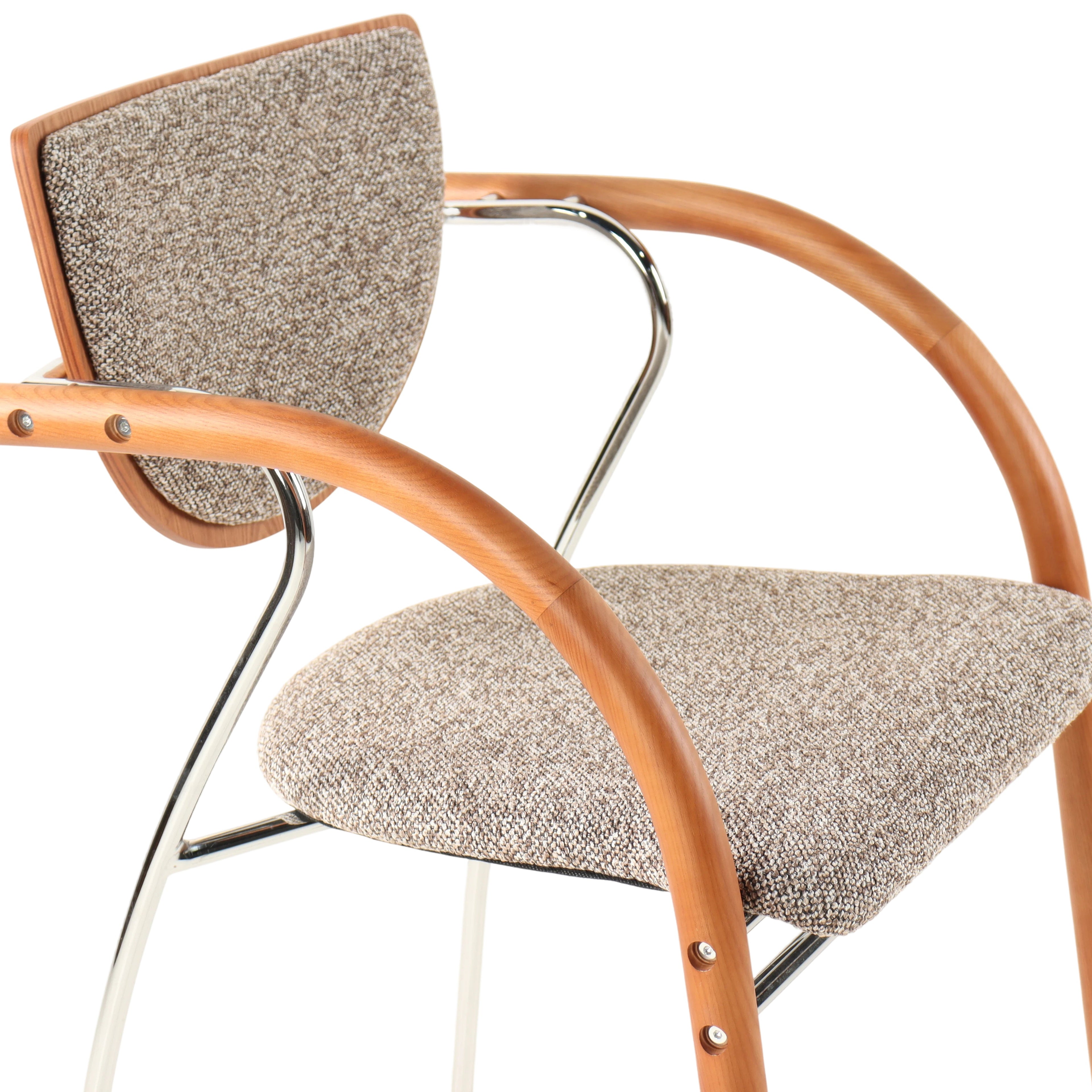 Thick Textured Fabric Armchair - Premium Thick Textured Fabric Upholstery