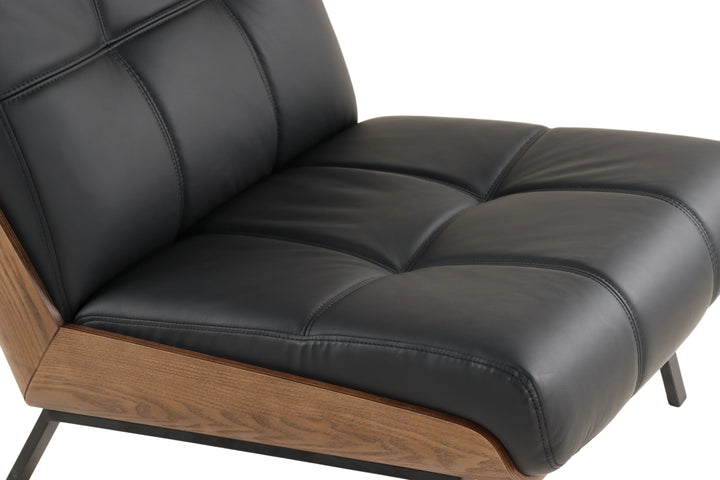 Armless Lounge Chair - High-density rebound foam cushion: good resilience, no sagging