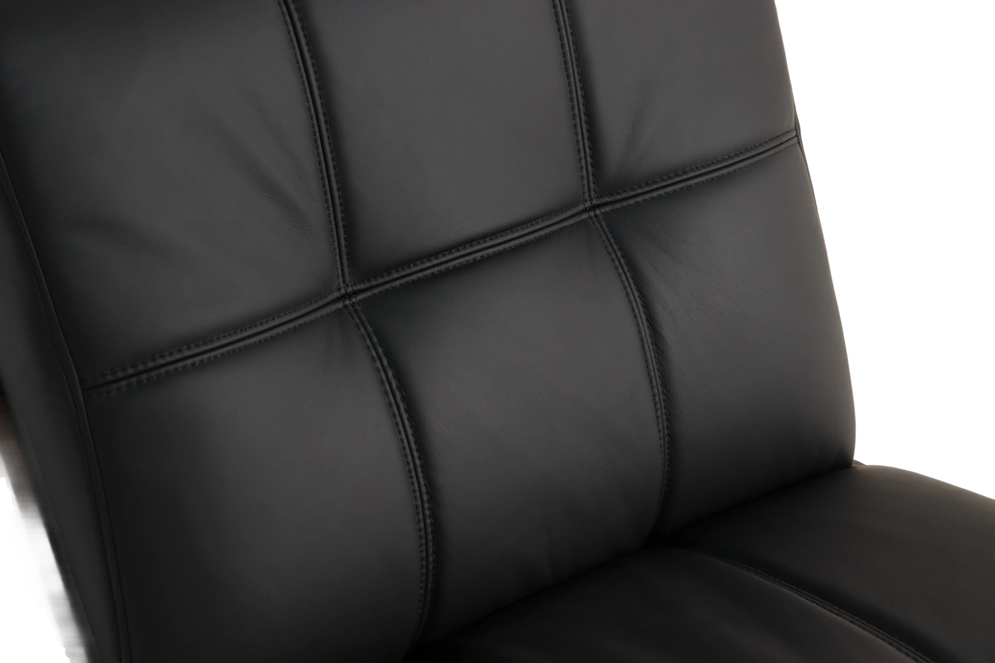 Armless Mid-Century Modern Accent Chair - Available in microfiber leather (optional)