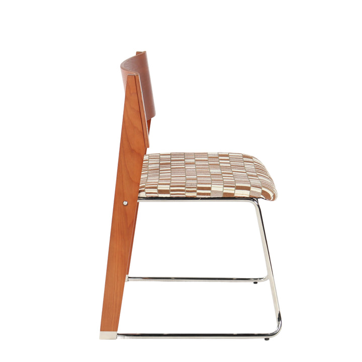 Modern Linen Upholstered Chair - Sturdy & Durable, Supports Up to 120kg